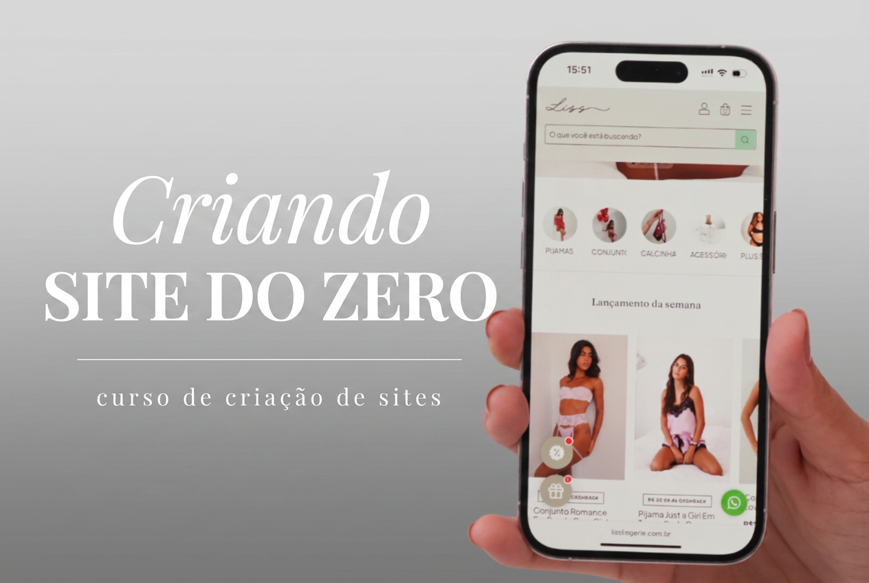 Capa do curso Criando um Site do Zero
